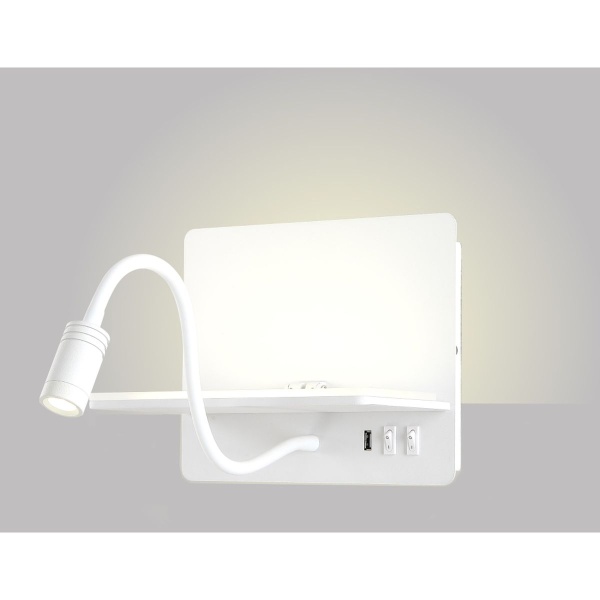 Бра Crystal Lux DUO AP9W LED WH