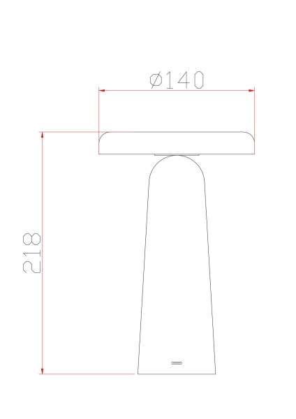 Настольная аккумуляторная лампа Freya Mushroom FR6109TL-L4OR