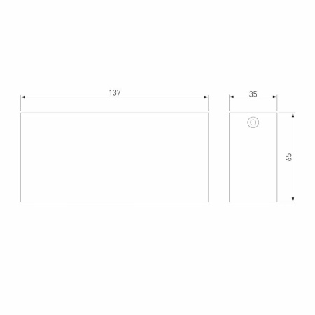 Потолочный светодиодный светильник Elektrostandard Block 25108/LED a066994