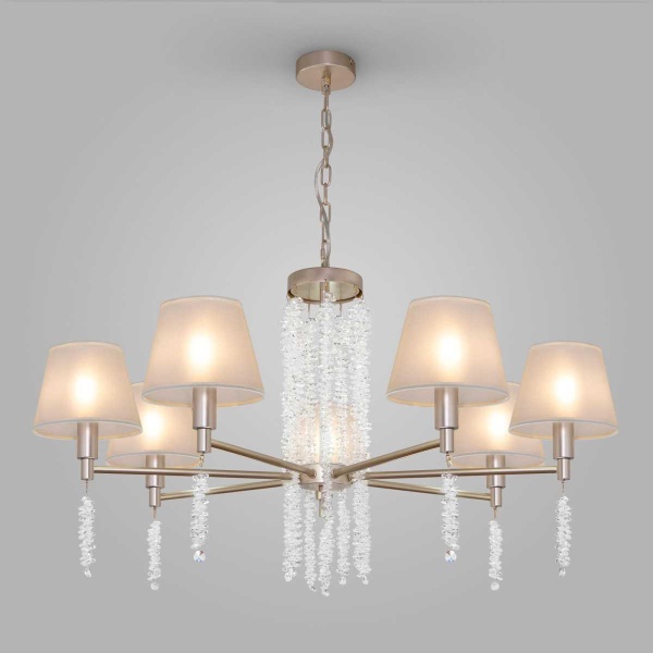 Подвесная люстра Eurosvet Charuel 60148/7 матовое золото