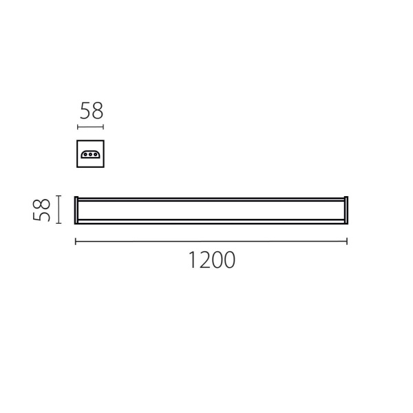 Светильник линейный 50W Trito Lightstar 456507