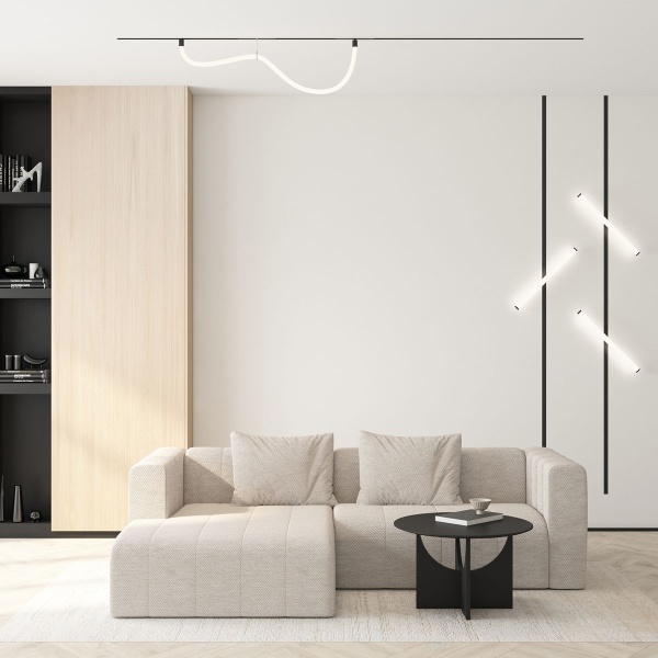 Трековый светодиодный светильник Denkirs Smart Ray DK8065-BK