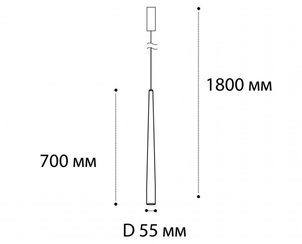 Подвесной светодиодный светильник Italline IT03-1428 coffee