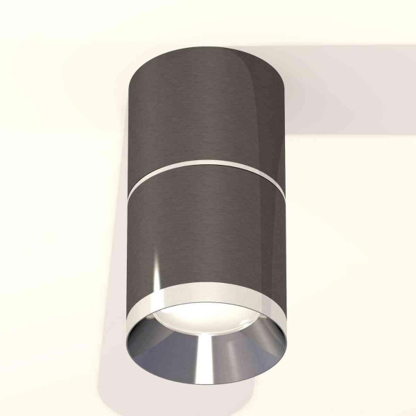Комплект накладного светильника Ambrella light Techno Spot XS7403041 DCH/PSL черный хром/серебро полированное (C7403, A2070, C7403, N7032)