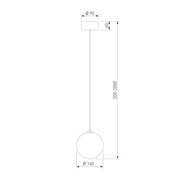 Подвесной светильник Bogates Crystall 1_101 a072033