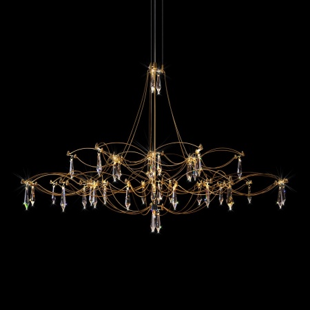 Подвесная люстра Loft IT Mira 10590/1000 Gold Asfour