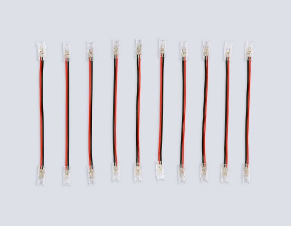 Соединитель гибкий двухсторонний AMBRELLA LIGHT ILLUMINATION COB 12/24V для лент 5mm (2 конт.) (10шт. в комплекте) GS7885