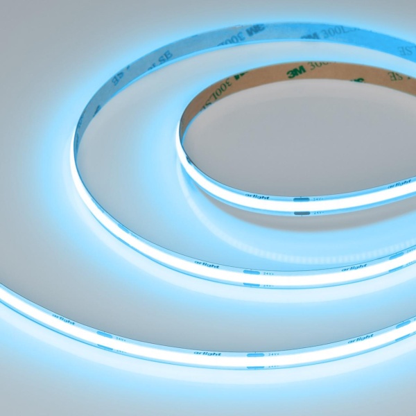 Светодиодная лента COB-X480-8mm 24V Sky Blue (8 W/m, IP20, 5m) Arlight 047740