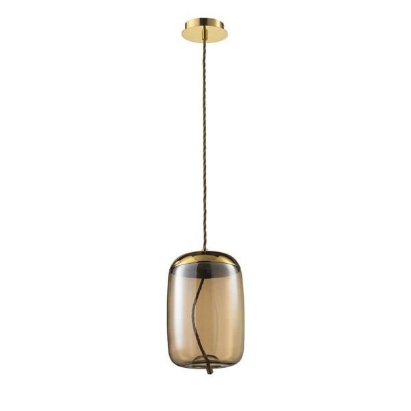 Подвесной светодиодный светильник Lumien Hall Avila LH4110/1PB-GD-AM