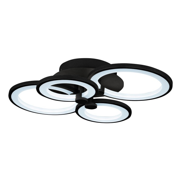 Потолочная светодиодная люстра iLedex Ring A001/4 MBK