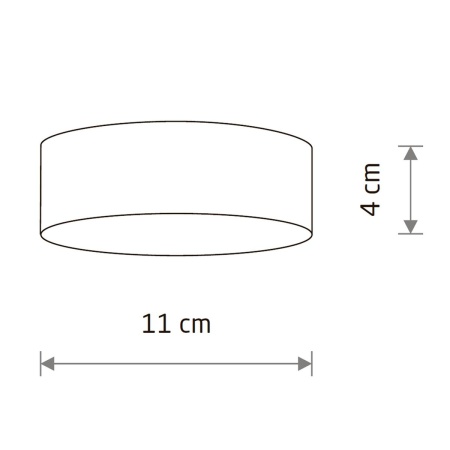 Потолочный cветильник Nowodvorski Lid Round Led Black 10415