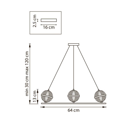 Люстра подвесная Acrile G9 Lightstar 737063