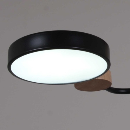 Светильник потолочный Reluce 03326-0.3-05 BK+WOOD
