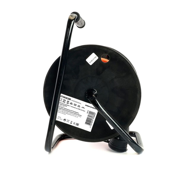 Удлинитель на пластиковой катушке STD04-10-50 (UG) 1-местный  с/з 3*1,5, 50м, 250В, 16А, IP44, Standart (29410) 50176