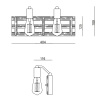 Бра Vele Luce Shield VL6385W02