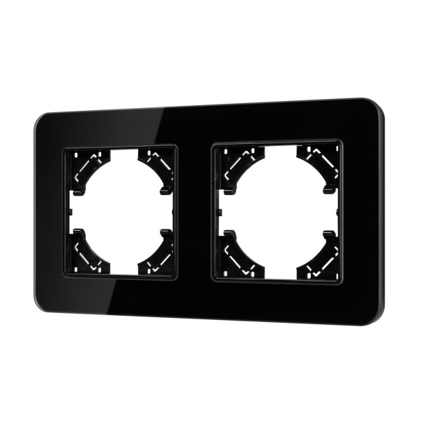 Рамка стеклянная FRM-OMALI-GS-2-BK Arlight 049693