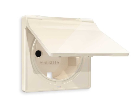 Лицевая панель розетки AMBRELLA VOLT AP3080