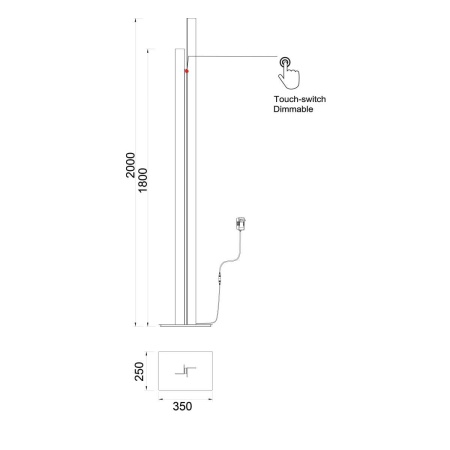 Торшер Mantra Manhattan 9188