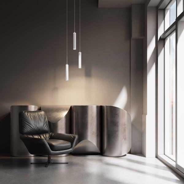 Подвесной светодиодный светильник Elektrostandard DLR035 12W 4200K белый матовый a043959