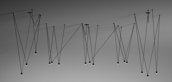 Подвесная люстра Imperium Loft Match Chandelier Vibia 144214-22