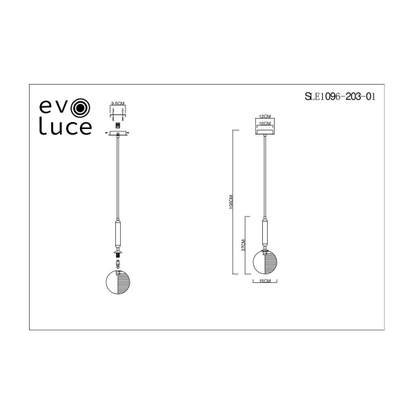 Подвесной светильник Evoluce Aveiro SLE1096-203-01