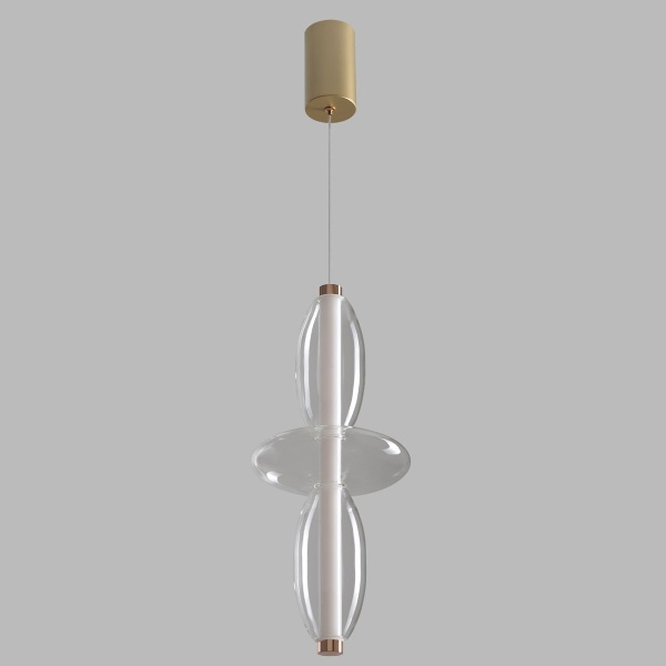 Подвесной светодиодный светильник Crystal Lux Quasar SP14W Led Transparent