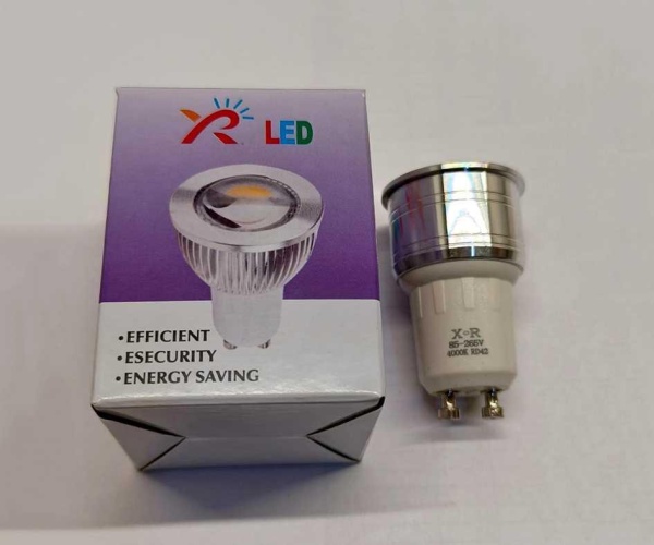 Лампа светодиодная Kink Light GU10 5W 4000K прозрачная L07670(4000K)