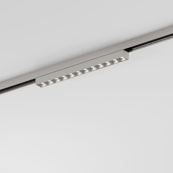 Трековый светильник 10W 4000K никель Elektrostandard 85528/01_система Лайн a072705