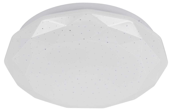 Светильник потолочный светодиодный ЭРА Классик без ДУ SPB-6 WH 24W-6,5K Slim Sparkle Б0069788