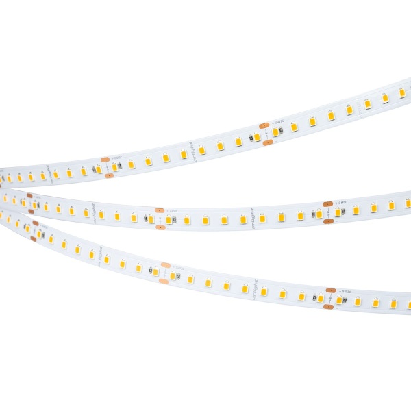 Светодиодная лента Arlight 8W/m 126Led/m 2835SMD теплый белый 5M UL-A126-10mm 24V Warm2700 044498