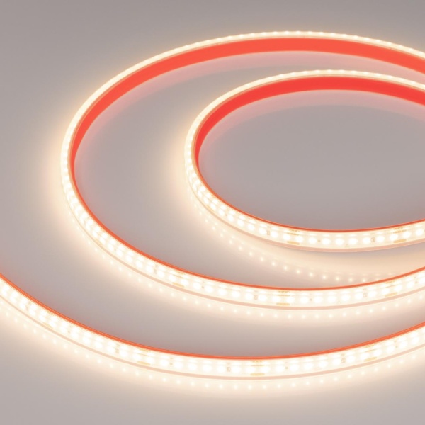 Светодиодная лента герметичная Arlight DOT-PFS-X160-10mm 24V Warm3000 (12 W/m, IP68, 5m) 051594