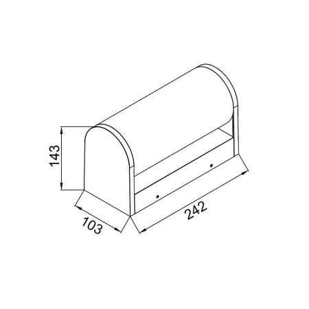 Настенный уличный светильник Mantra GANT 9155