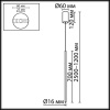 Подвесной светильник Odeon Light Milly Hightech 7104/4L