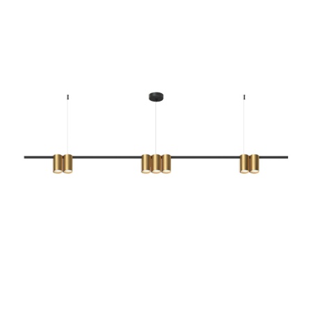 Подвесная люстра Denkirs Orbit DK4063-BK+SG