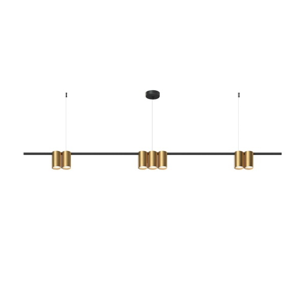 Подвесная люстра Denkirs Orbit DK4063-BK+SG
