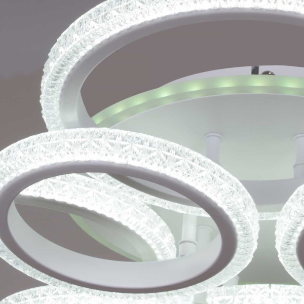 Светильник потолочный Reluce 06333-0.3-3+3A WH (RGB)