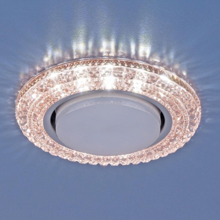 Встраиваемый светильник Elektrostandard 3030 GX53 PK розовый a035178