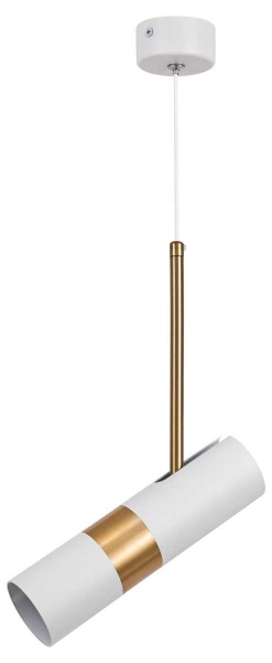 Подвесной светильник ЭРА PL33 WH/GD MR16 GU10 Б0061381