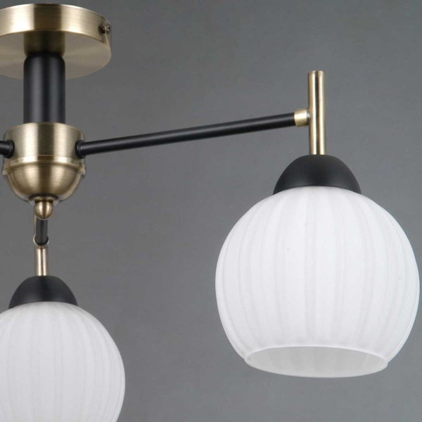 Светильник потолочный Illumico IL0579-3CSQ-25 BK AB TRENTO