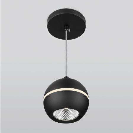 Подвесной светодиодный светильник Elektrostandard DLS023 9W 4200K черный a047775
