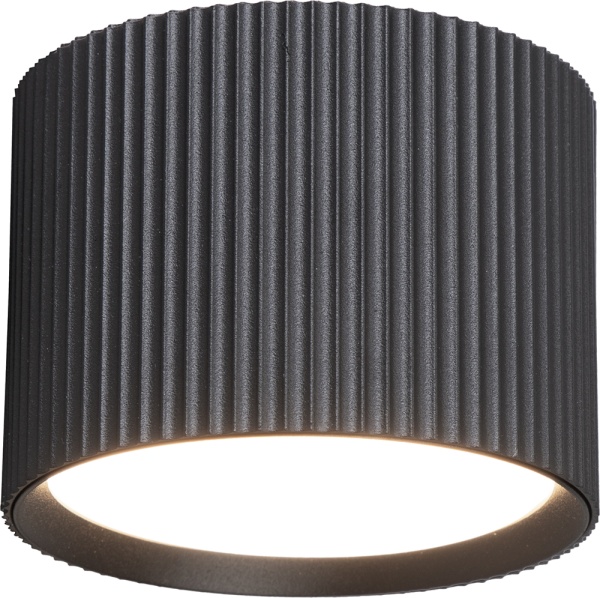 Светильник потолочный Feron HL458  Barrel ARIA 12W, 230V, GX53, черный