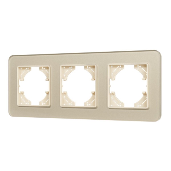Рамка стеклянная FRM-OMALI-SFGS-3-GD Arlight 049715