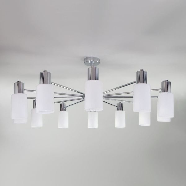 Потолочная люстра Eurosvet Vegga 70160/12 хром Smart