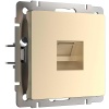 Розетка Werkel Ethernet RJ-45 шампань W1181011 4690389157479