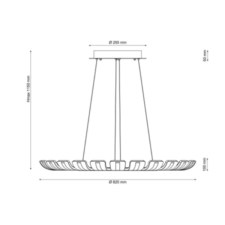 Подвесной светодиодный светильник Lucia Tucci Modena 1921.24 Led