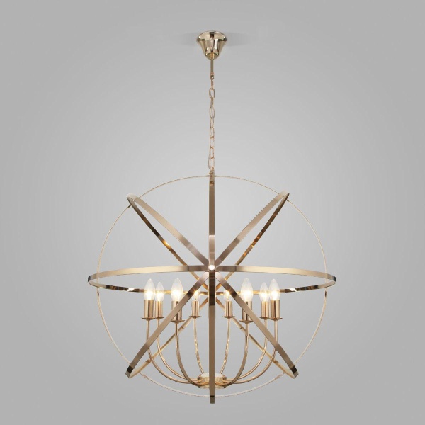 Подвесная люстра Eurosvet Santi 60139/8 золото