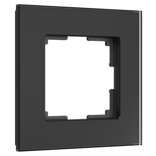Рамка Werkel Senso на 1 пост черный, стекло soft-touch W0013108 4690389200328