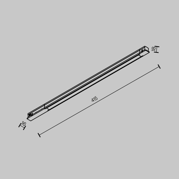 Трековый светильник Maytoni Technical TR231-2-10W4K-B