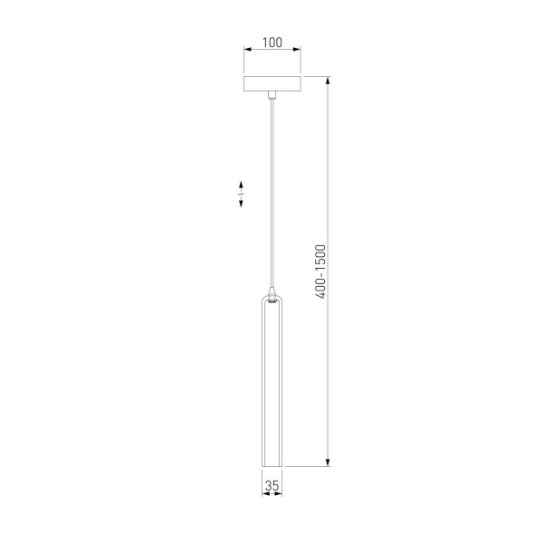 Подвесной светильник Eurosvet Lynn 50381/1 хром