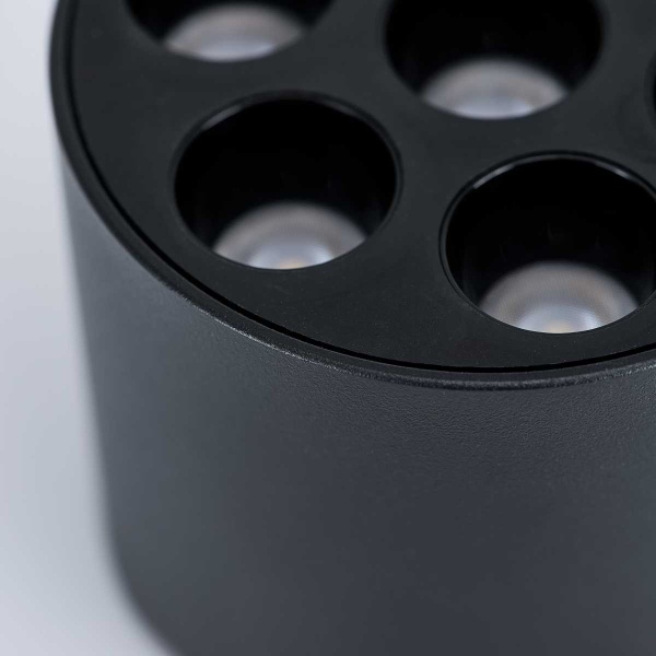 Светильник потолочный 6W 470LM 4000K, черный Guarda Lightstar 080647